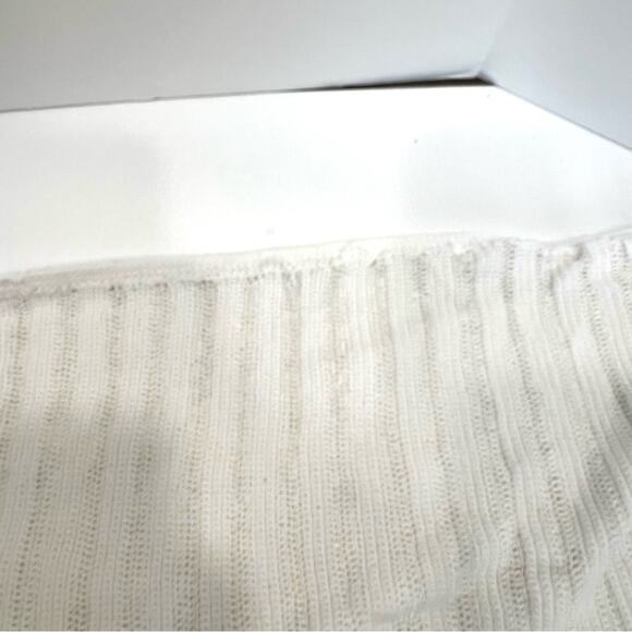 Lauren Ralph Lauren Knit White Cream King Pillowcase Shams Zippered x2 (TWO) - Picture 12 of 12